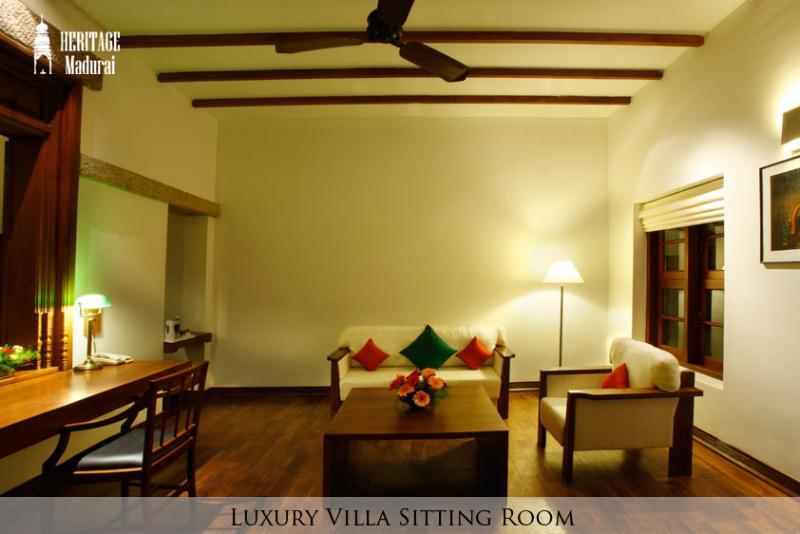 Heritage Madurai Exterior photo Sitting room of a luxury villa